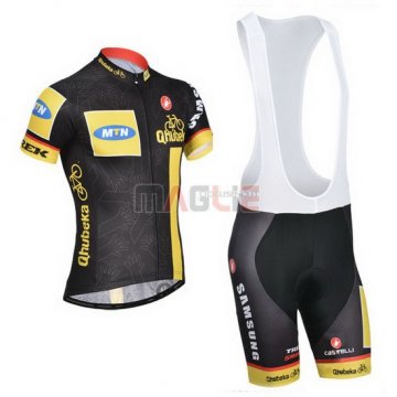 Maglia MTN manica corta 2014 nero e giallo