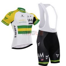 Maglia IAM manica corta 2015 bianco e giallo