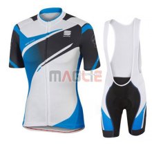 Maglia Sportful manica corta 2016 bianco e blu