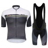 2017 Maglia Santini Sleek bianco e grigio