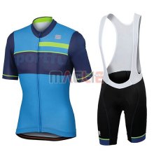 2018 Maglia Sportful Manica Corta Blu