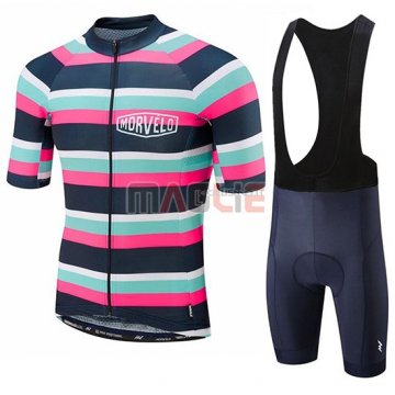 Maglia Morvelo Manica Corta 2019 Verde Rosa Nero