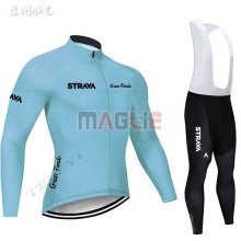 Maglia STRAVA Manica Lunga 2019 Celeste