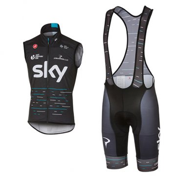 Gilet Antivento Sky 2017 blu e nero