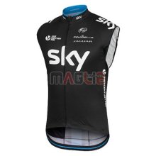 Gilet antivento Sky 2016 nero e nero