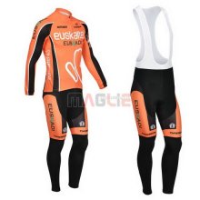 Maglia Euskalte manica lunga 2013 arancione