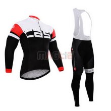 Maglia Castelli manica lunga 2015 nero e bianco