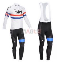 Maglia Sky manica lunga 2013 bianco