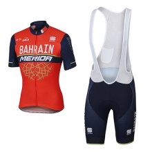 Maglia Bahrain Merida 2017 rosso