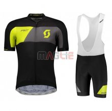 Maglia Castelli Manica Corta 2018 Nero Grigio Giallo