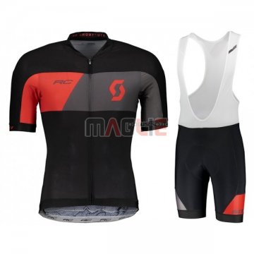 Maglia Castelli Manica Corta 2018 Nero Grigio Rosso