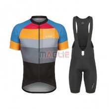 Maglia De Marchi Manica Corta 2021 Giallo Blu Grigio