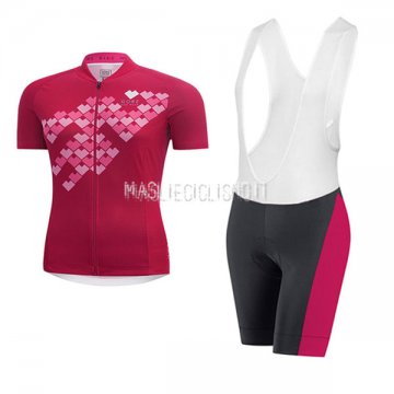 Maglia Donne Gore Bike Wear 2017 Rosso