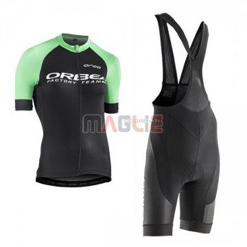 Maglia Donne Orbea Manica Corta 2017 Nero e Verde