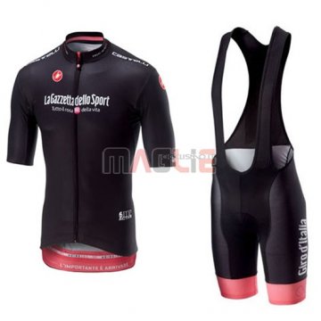 Maglia Giro d'Italia Manica Corta 2018 Nero