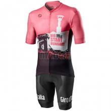 Maglia Giro d'Italia Manica Corta 2020 Bianco Nero Rosa