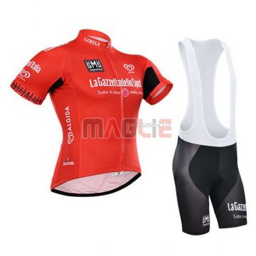 Maglia Giro de Italia manica corta 2015 rosso