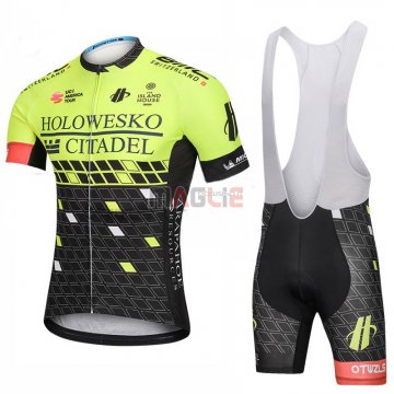 Maglia Holowesko Citadel Manica Corta 2018 Verde e Nero