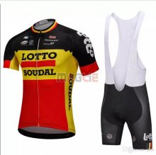 Maglia Lotto Soudal Manica Corta 2018 Nero e Giallo