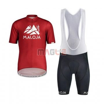 Maglia Maloja Manica Corta 2020 Rosso Bianco