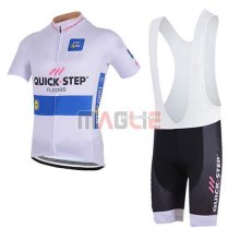 Maglia Quick Step Floors Manica Corta 2018 Bianco