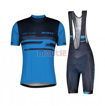 Maglia Scott Manica Corta 2021 Blu Nero