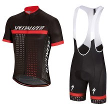 Maglia Specialized Manica Corta 2018 Nero Bianco Rosso