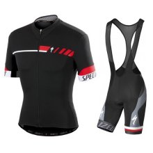 Maglia Specialized Manica Corta 2018 Nero Rosso Bianco