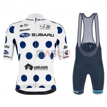 Maglia Subaru Lider Manica Corta 2020 Bianco Blu