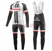 Maglia Sunweb Manica Lunga 2017 Bianco