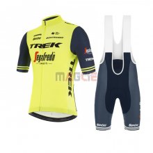 Maglia Trek Segafredo Manica Corta 2021 Giallo Scuro