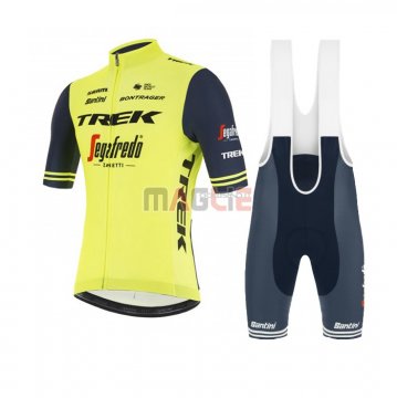 Maglia Trek Segafredo Manica Corta 2021 Giallo Scuro