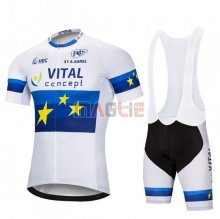 Maglia Vital Concept Manica Corta 2018 Blu Bianco