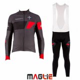 Maglia Wieiev Manica Lunga 2017 Nero e Grigio