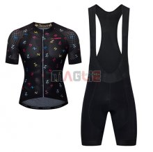 Maglia Ykywbike AA06 ADH06 Manica Corta 2017 Nero