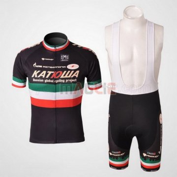 Maglia Katusha manica corta 2010 nero