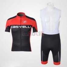 Maglia Castelli manica corta 2011 nero rosso