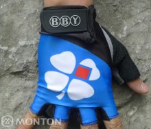 2012 FDJ Guanto Ciclismo Blu