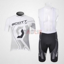 Maglia Scott manica corta 2012 bianco e nero