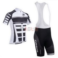 Maglia Assos manica corta 2013 bianco e nero