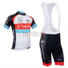 Maglia Radioshack manica corta 2013 bianco e nero