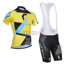 Maglia Scott manica corta 2014 nero e giallo