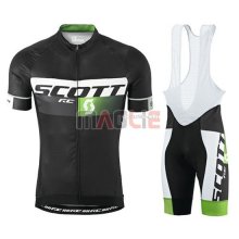 Maglia Scott manica corta 2015 nero e verde