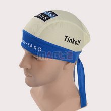 2015 Saxobank Bandana ciclismo giallo e blu