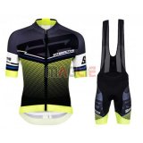Maglia Santini manica corta 2016 nero e giallo  Maglia Santini manica corta 2016 nero e giallo
