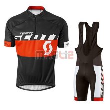 Maglia Scott manica corta 2016 nero e rosso