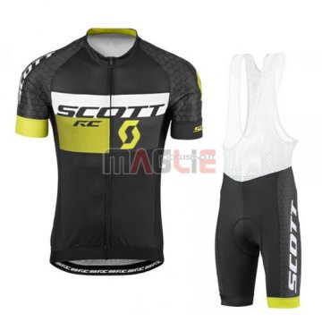 Maglia Scott manica corta 2016 nero giallo