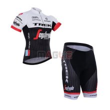 Maglia Trek manica corta 2016 bianco e rosso