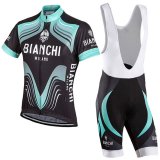 2017 Maglia Bianchi Milano nero e verde