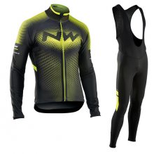 2017 Maglia Northwave ML verde e nero